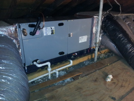 Attic HVAC box